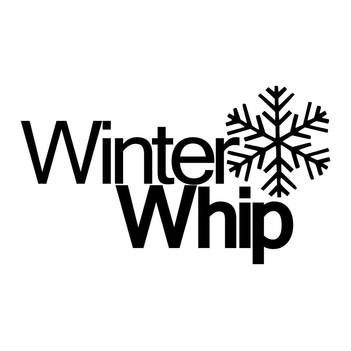 Winter Whip Car Sticker