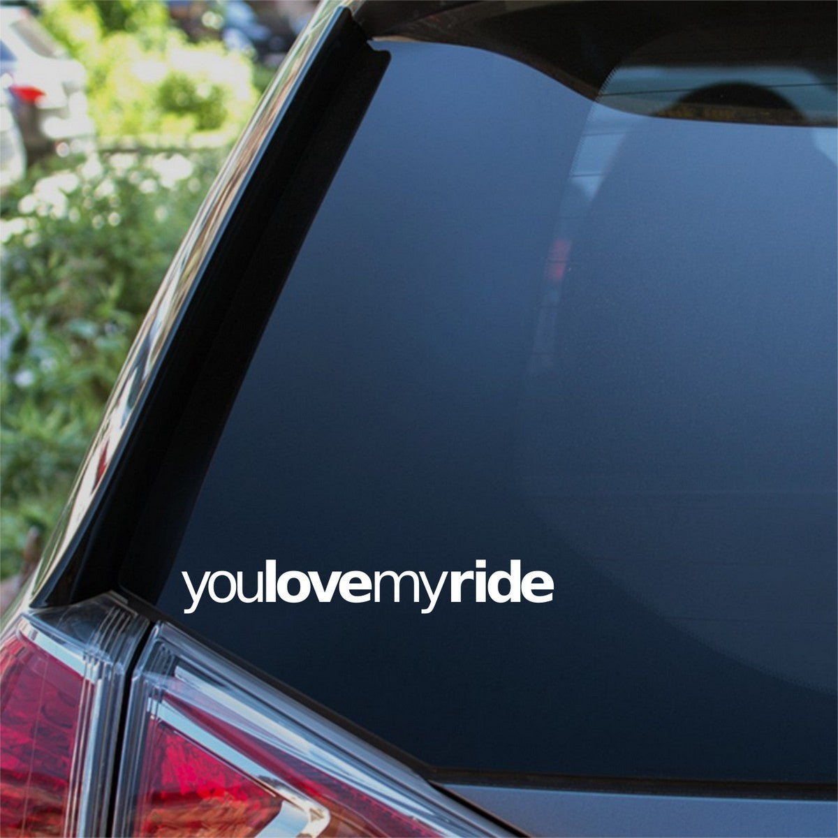 You Love My Ride Car Sticker